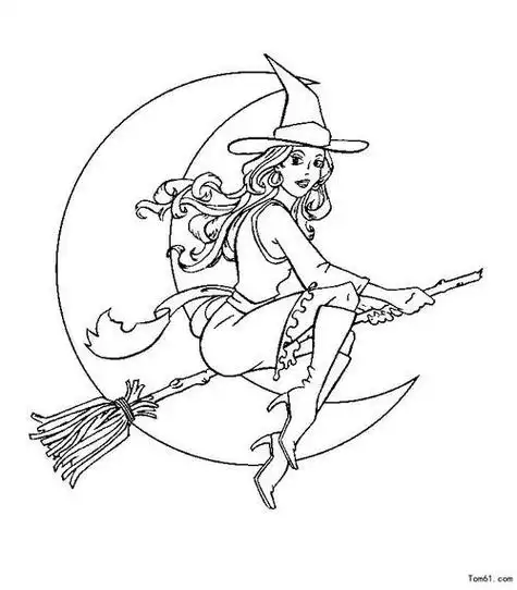 拿魔法棒的巫师简笔画巫婆简笔画图片大全巫师简笔画老巫师简笔画怎么