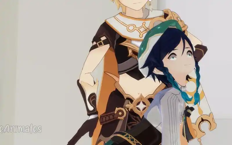 原神mmd温迪要空的拍拍