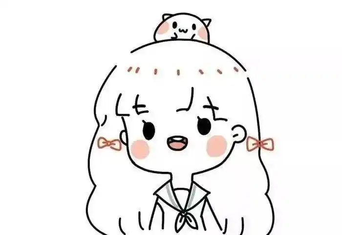 简笔画超级萌的小女孩