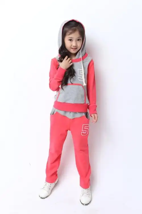 童装2013女童秋装新款套装 儿童休闲运动长袖衣服 秋季中大童套装