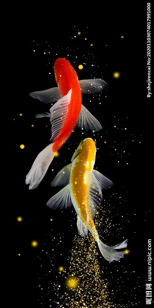 鱼玄关设计图__背景底纹_底纹边框_设计图库_昵图网nipic.com