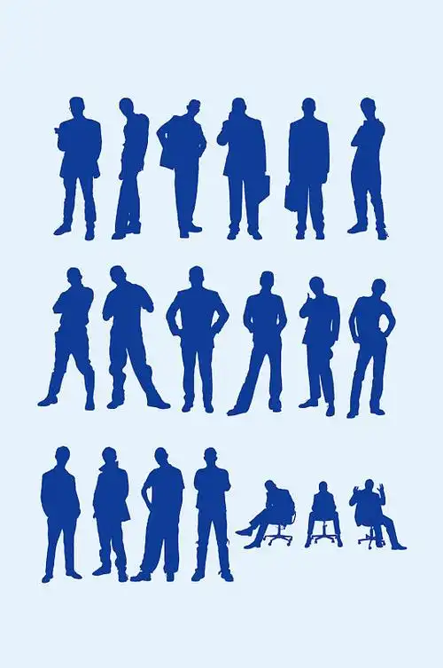 矢量图商务人士图片-矢量图商务人士素材下载-众图网