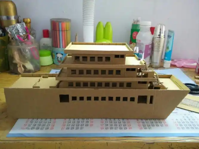 纸板船-手工客官网