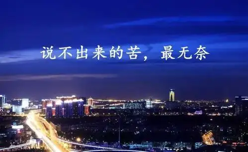 说不出的痛最伤人说不出的苦最心酸