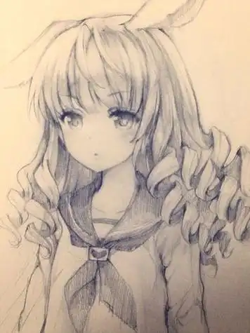 素描卡通人物呆萌素描卡通人物呆萌简笔画