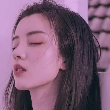 趴着站着清新唯美美女头像侧面图片2021最新