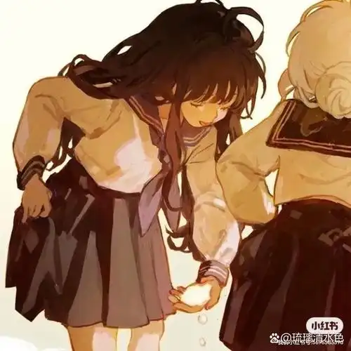 校园风双人闺蜜头像快来认领!