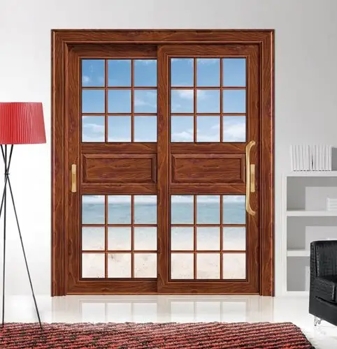 佛山盛祥发断桥铝合金重型推拉门客厅推拉门静音隔热钢化玻璃门