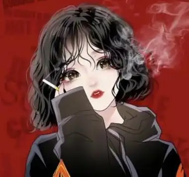 霸气头像女生超拽冷酷抽烟动漫 动漫头像图片大全 -【爱个性】