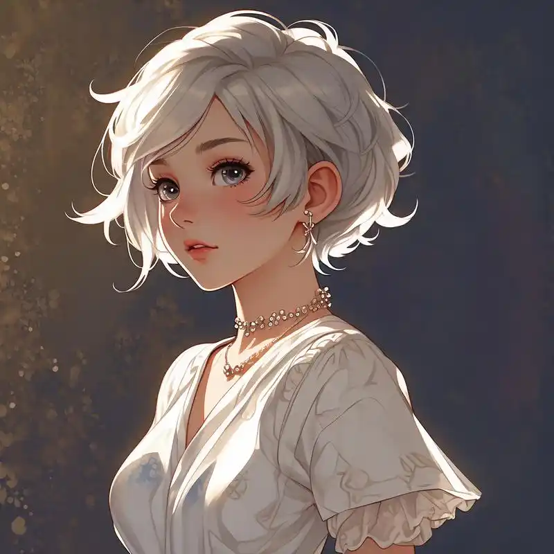 短发女生头像来啦93可爱又迷人93