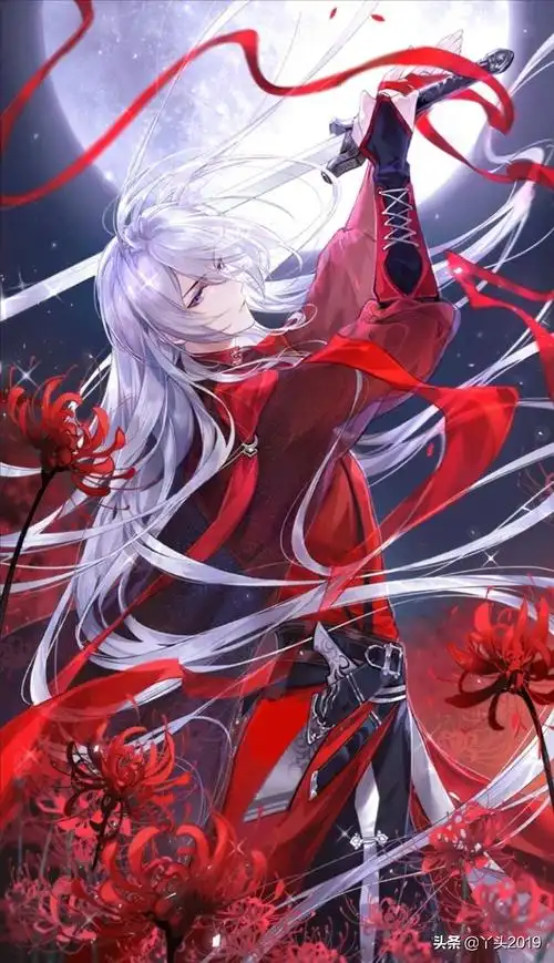 别样凄美的彼岸花主题人物插画