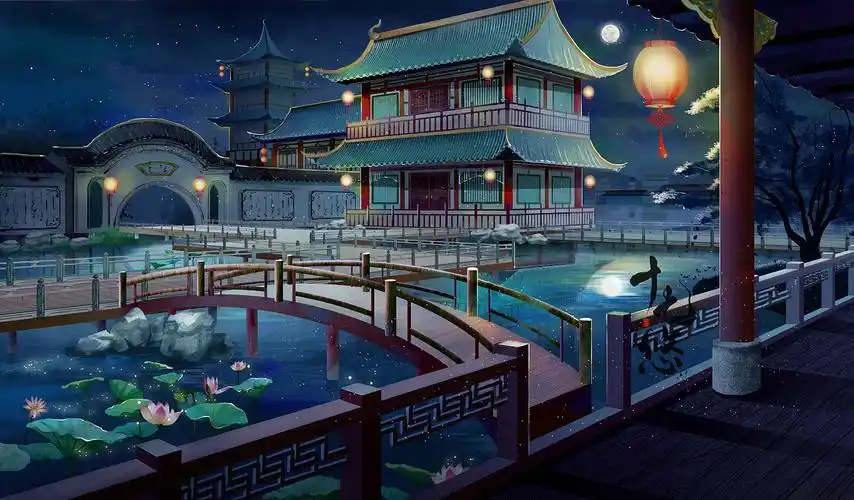 古风场景等你的季节