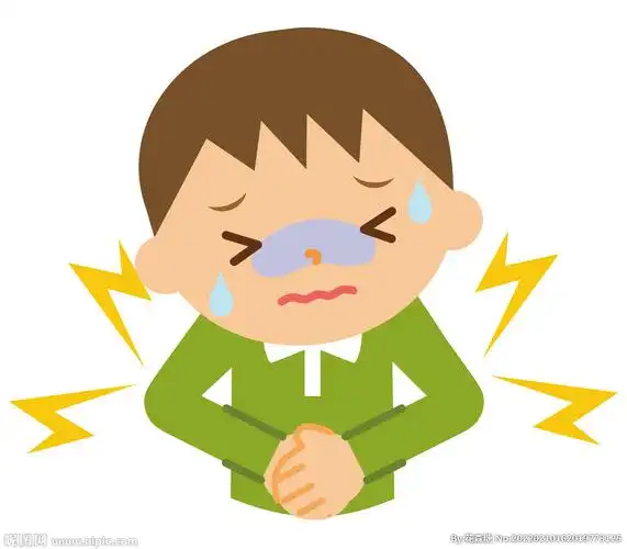 肚子疼表情
