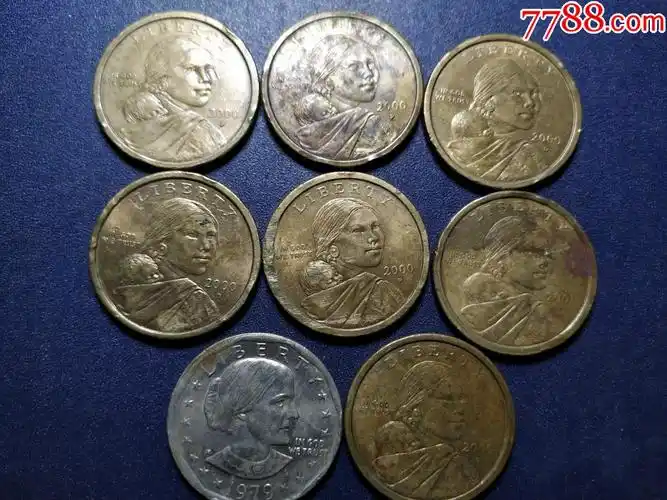 好品一美元硬币一组