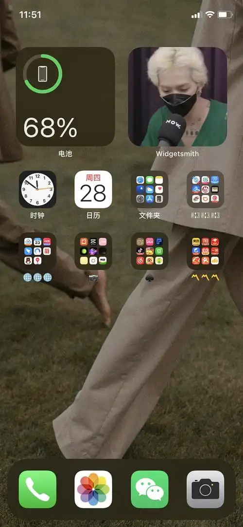 想看看苹果手机的桌面布局