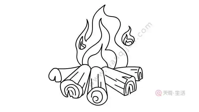 火的简笔画图片火的简笔画图片卡通图片