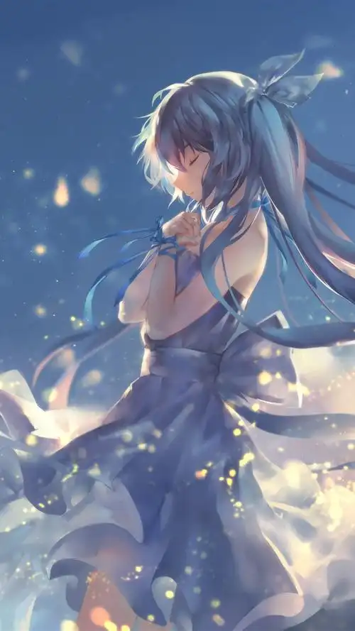 唯美动人二次元美女手机壁纸