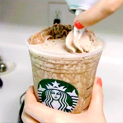 美食咖啡星巴克诱人gif动图_动态图_表情包下载_soogif