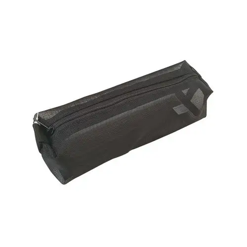 muji无印良品网格笔袋文具铅笔盒简约便携大容量透明笔袋