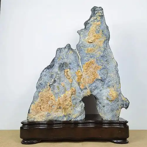 石灵壁石摆件原石天然奇石磬石观赏石纳福转运平安石