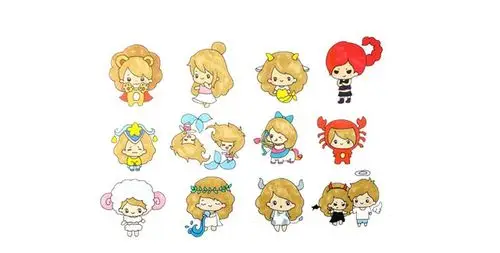 12星座娃娃怎么画