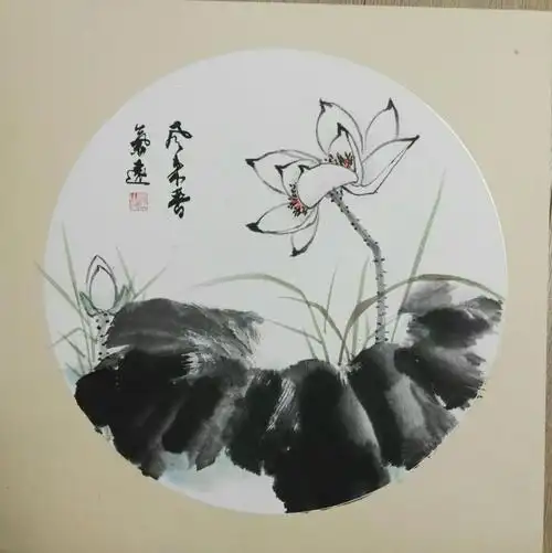 惠风写意圆形(卡纸50*50)扇形(卡纸33*66)
