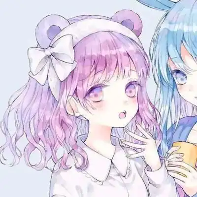 动漫二次元高清头像闺蜜款_闺蜜姐妹女生头像_头像屋