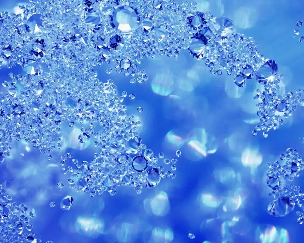 梦幻的炫彩水晶