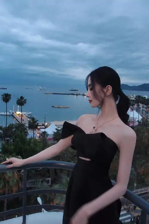 刘诗诗戛纳氛围感侧脸照##刘诗诗氛围感侧颜