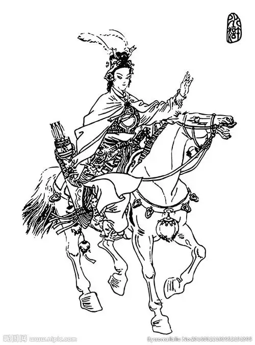 一丈青扈三娘图片