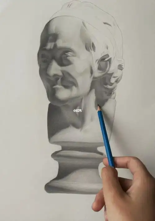 伏尔泰侧光素描练习