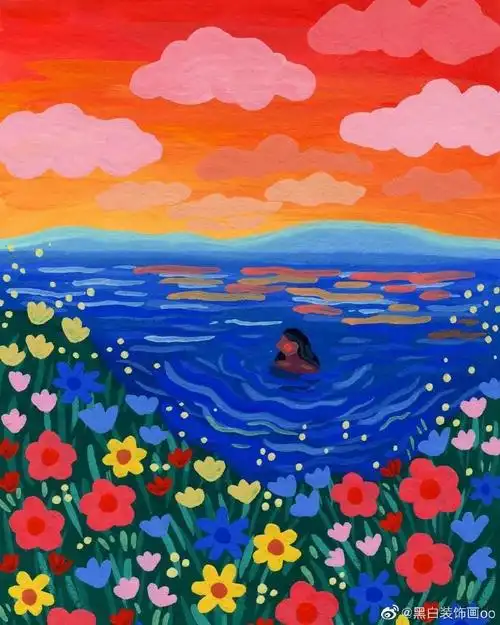 丙烯画#儿童创意美术超话#绘画素材##遇见艺术##儿童画教程