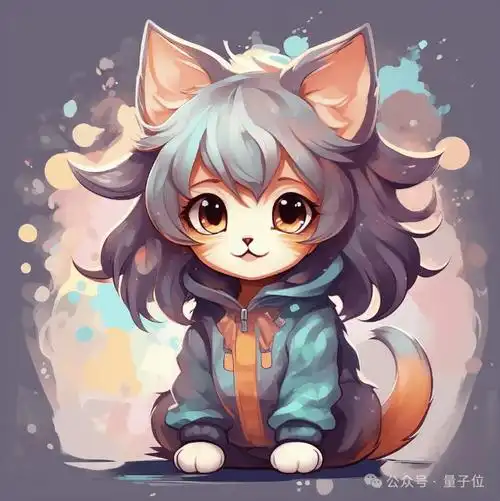 喂它一张ai生成的动漫风猫娘:量子位上手浅试了一下.