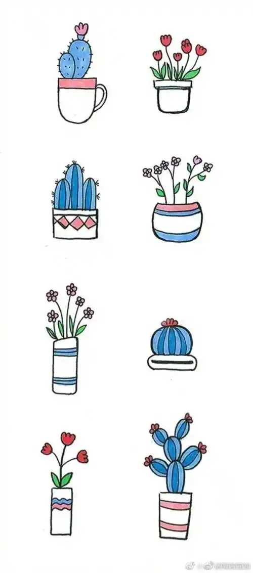 2022最新简笔画植物作品 简笔画植物图片大全