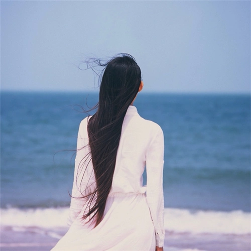 在这个海边 我今天似乎听到了 这花仍在心中律动 那恰似少女的情怀