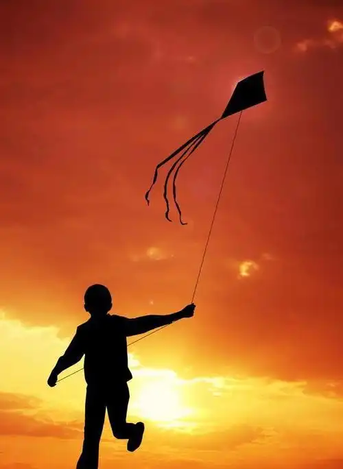 春天来了让我们一起去放风筝吧