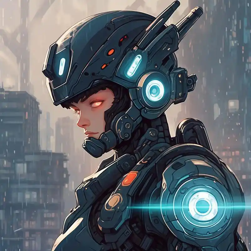 科技炫酷范十足90 来一组赛博朋克风格的头像吧,炫酷科幻帅气十足