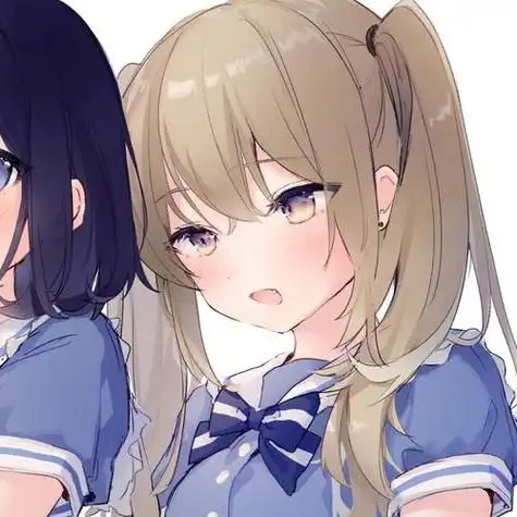 qq闺密动漫头像呆萌 动漫头像图片大全 -【爱个性】