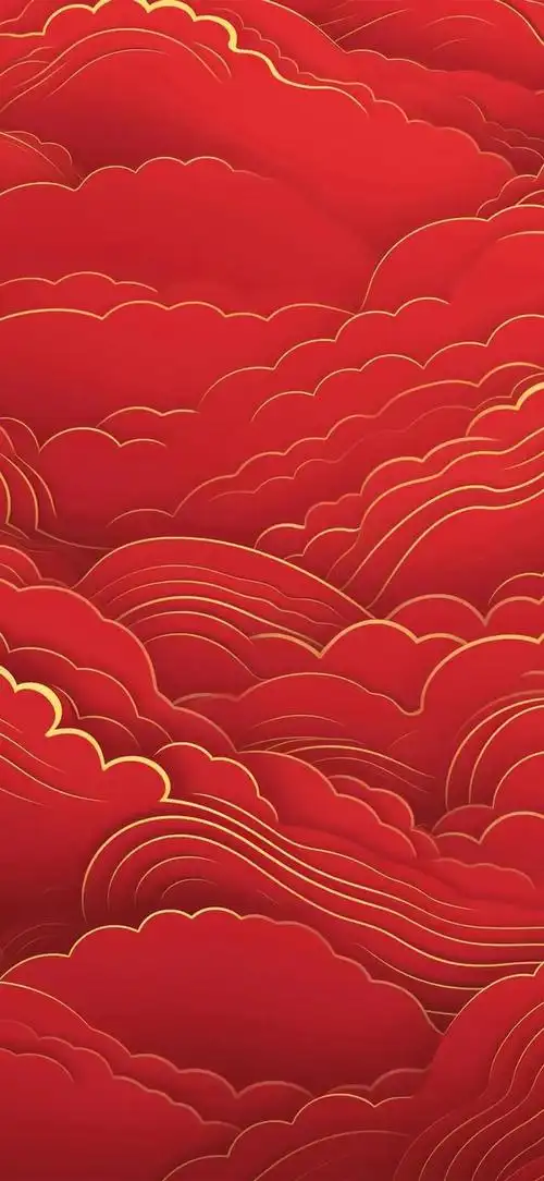 红色壁纸,世事千帆过,前方终会是温柔和月光|红色系