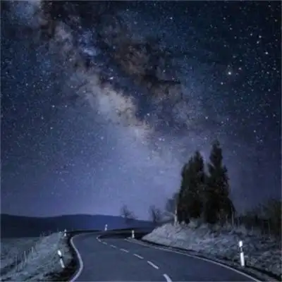 难以忘掉的梦幻意境星空头像图片 银河星空星星头像合集_风景头像_美