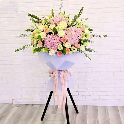 花柱542花柱花艺通道布置迎宾花艺