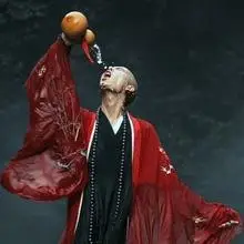 汉服男 忘川改良抖音同款刺绣红花和尚少年歌行无心cos服飘逸古装