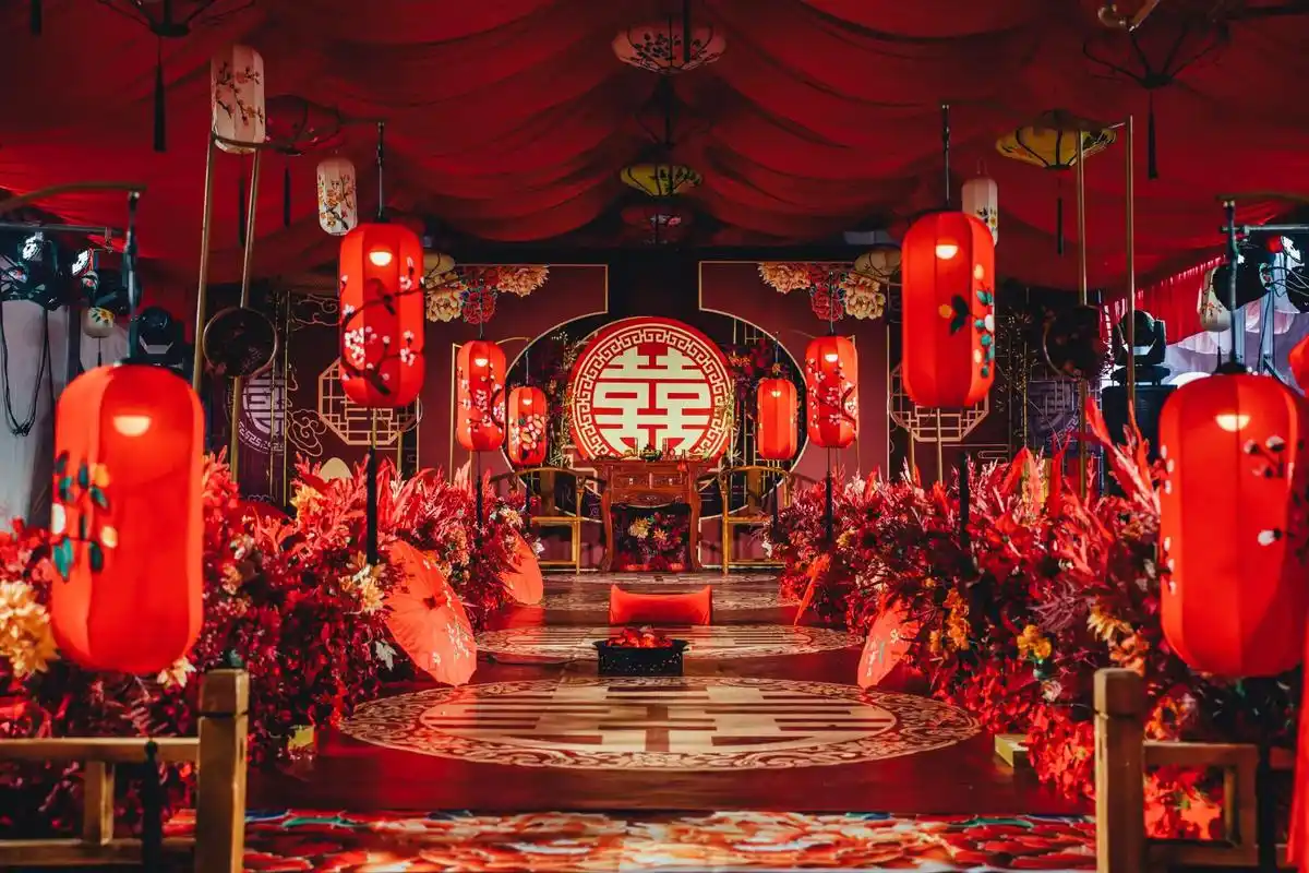 中式婚礼 #囍 等了好久的照片~哈哈哈 - 抖音