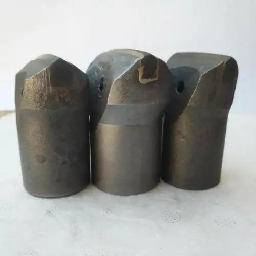 具球齿钻头冷压铜焊40风钻头打桩钻井一字十字梅花钻头钎具28