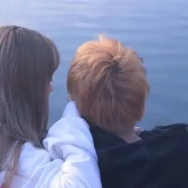 超甜的双人真人情头图片