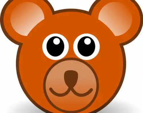 简笔画熊头的颜色怎么涂