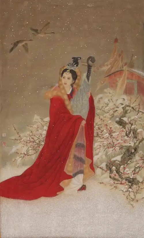 赵永夫昭君出塞98x160cm