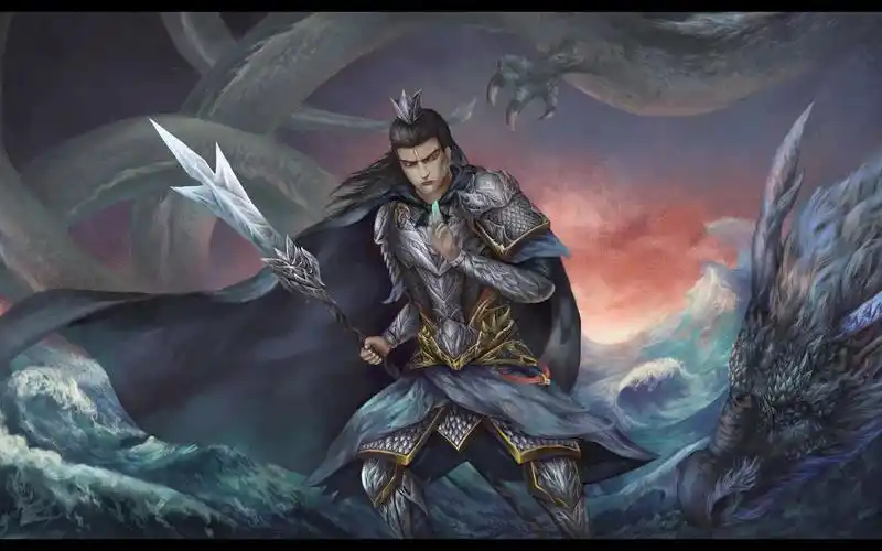 【板绘】《二郎神》这会是你心中的二郎神吗,三个