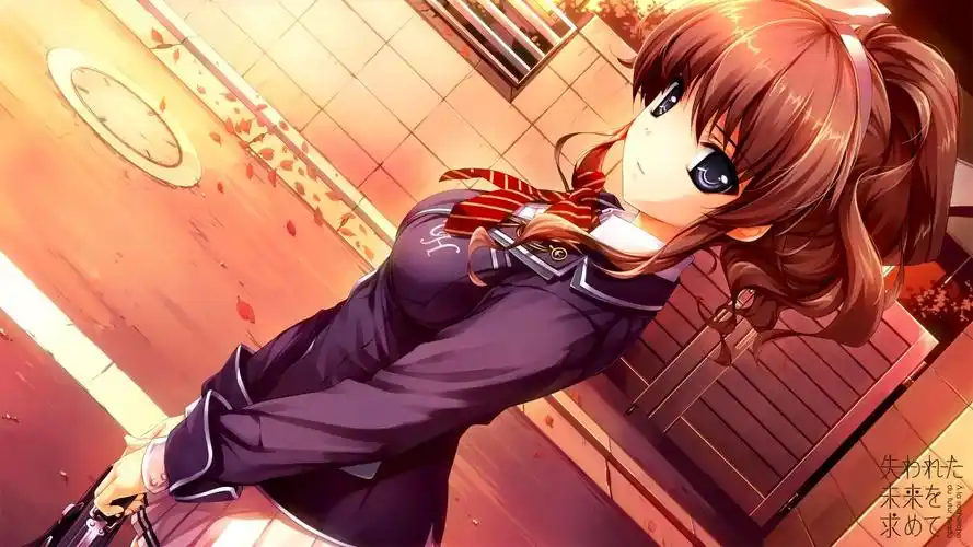 动漫少女学生妹高清壁纸