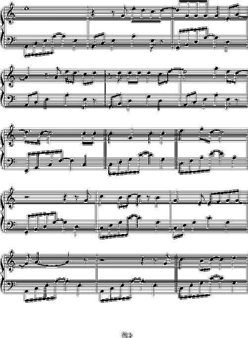 如果的事 张韶涵 钢琴谱 五线谱